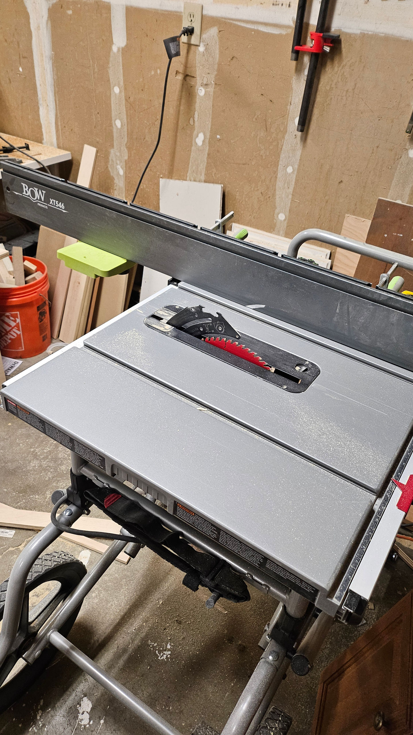 the table saw