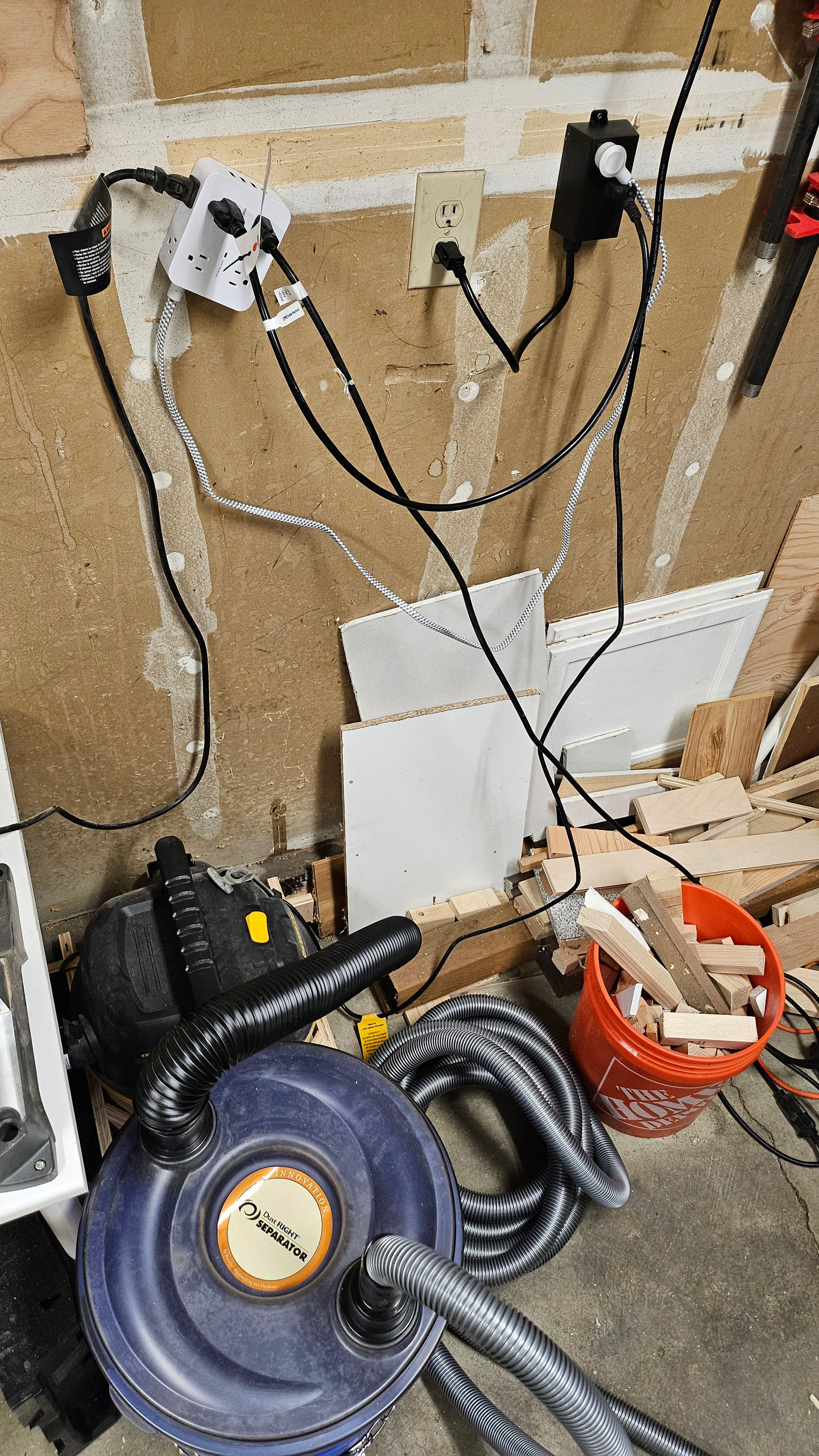 new dust collection setup